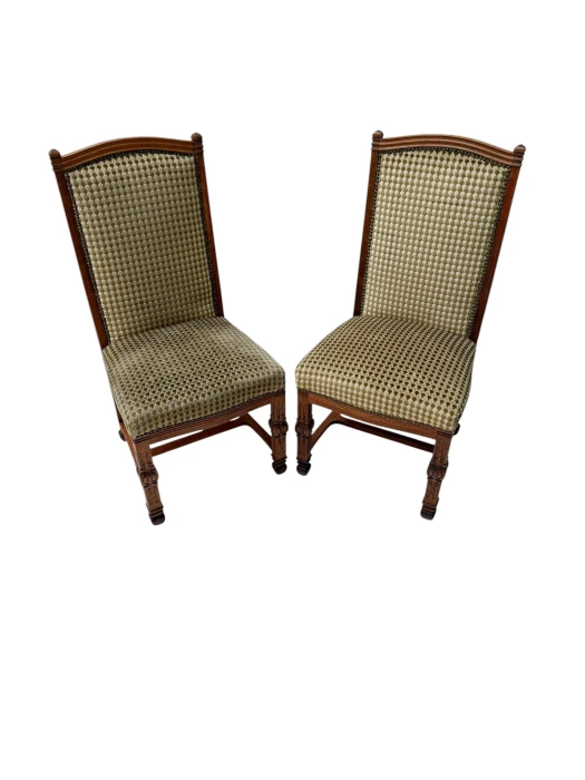 Art Deco Side Chairs by Willem Penaat, Oak & Macassar Ebony, 1917